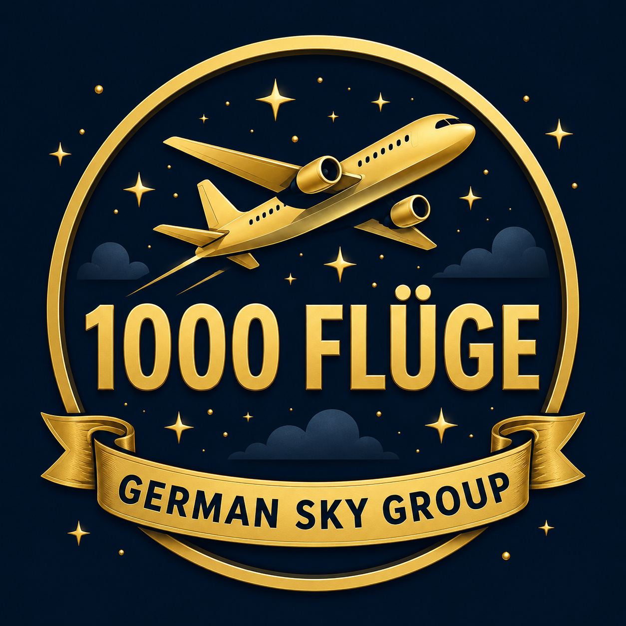 Du hast 1000 Flüge absolviert