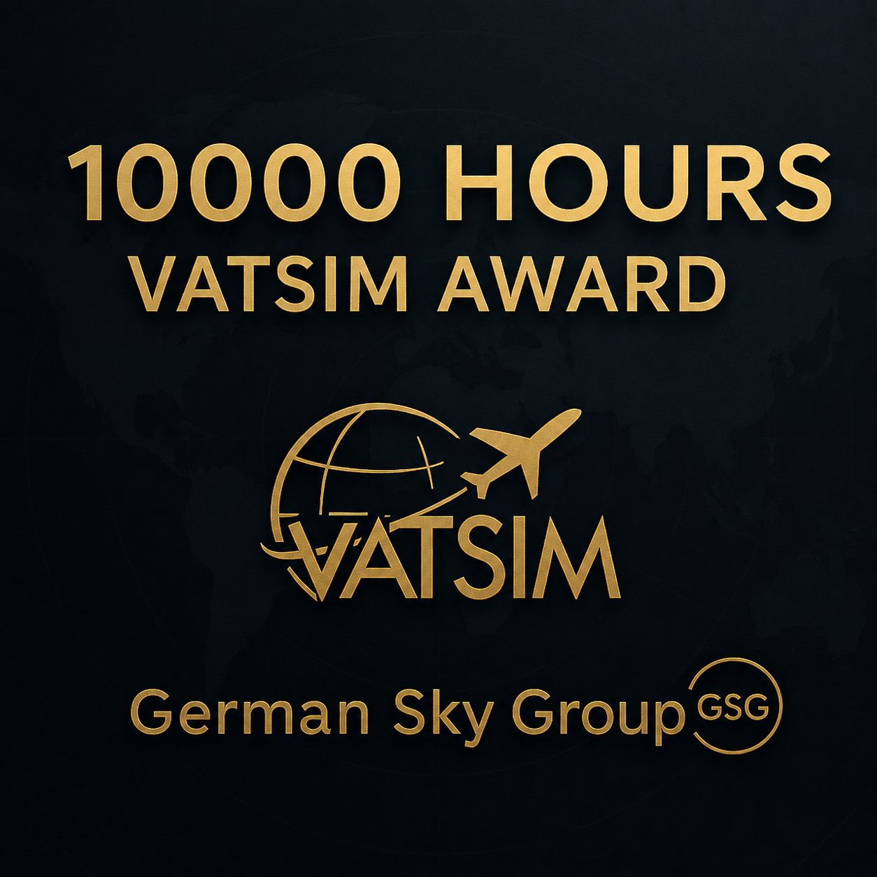 Verliehen an Piloten, die über 10000 Stunden Flugzeit auf dem VATSIM-Netzwerk gesammelt haben.
Dieser Award würdigt Engagement, Ausdauer und kontinuierliche Aktivität im Online-Flugbetrieb unter realistischen ATC-Bedingungen.