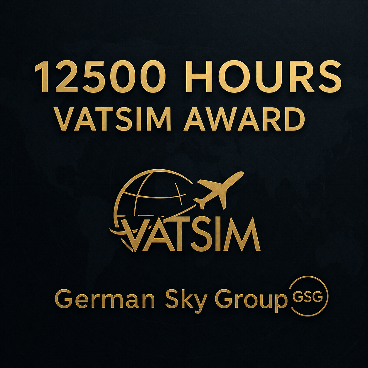 Verliehen an Piloten, die über 12500 Stunden Flugzeit auf dem VATSIM-Netzwerk gesammelt haben.
Dieser Award würdigt Engagement, Ausdauer und kontinuierliche Aktivität im Online-Flugbetrieb unter realistischen ATC-Bedingungen.