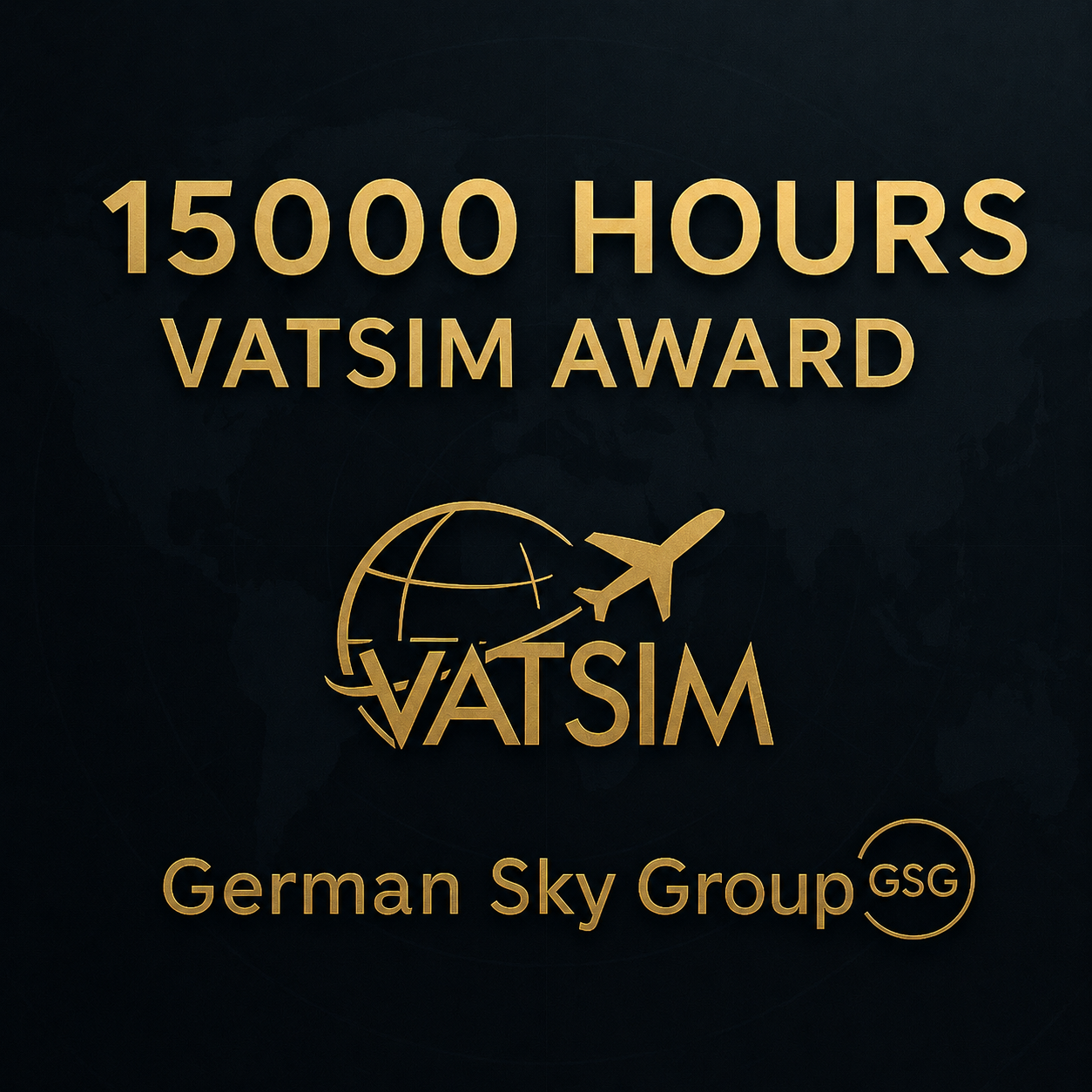 Verliehen an Piloten, die über 15000 Stunden Flugzeit auf dem VATSIM-Netzwerk gesammelt haben.
Dieser Award würdigt Engagement, Ausdauer und kontinuierliche Aktivität im Online-Flugbetrieb unter realistischen ATC-Bedingungen.
