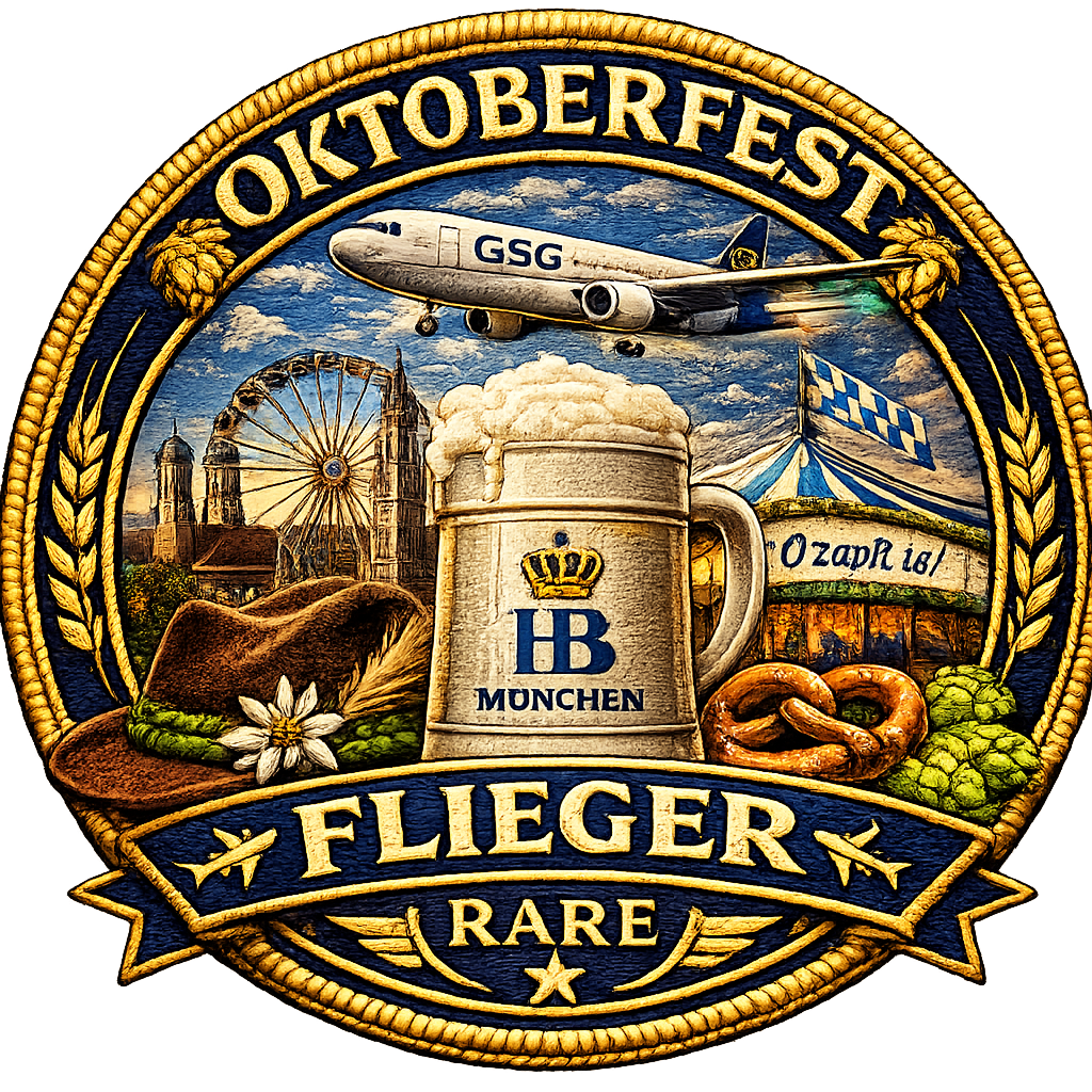 Mindestens 3 der 8 Oktoberfest-Fly-in-Strecken nach München geflogen.